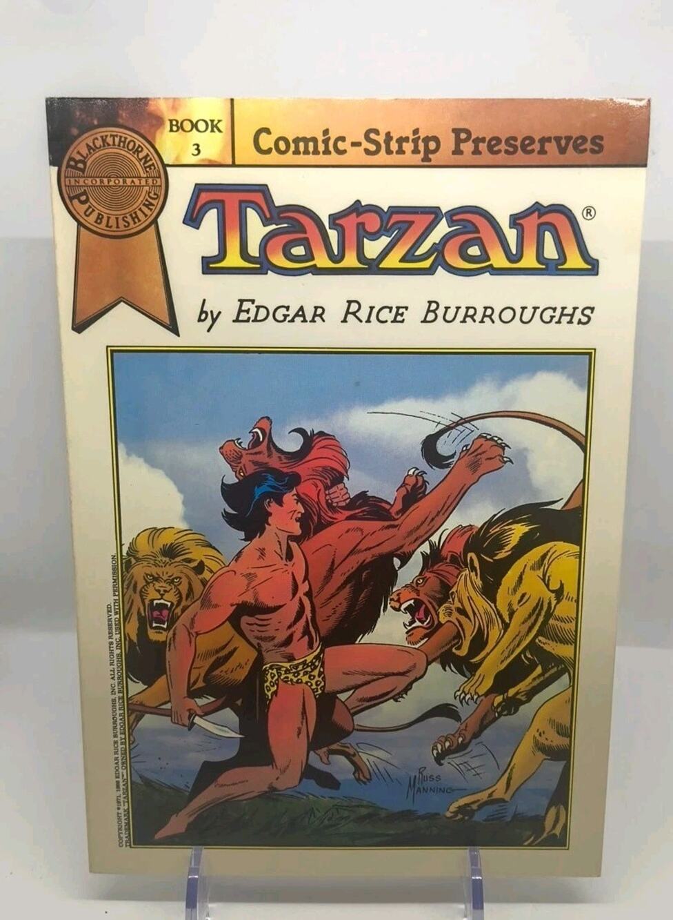 Tarzan Book 3 Comic Strip Preserves Blackthorne Publishing